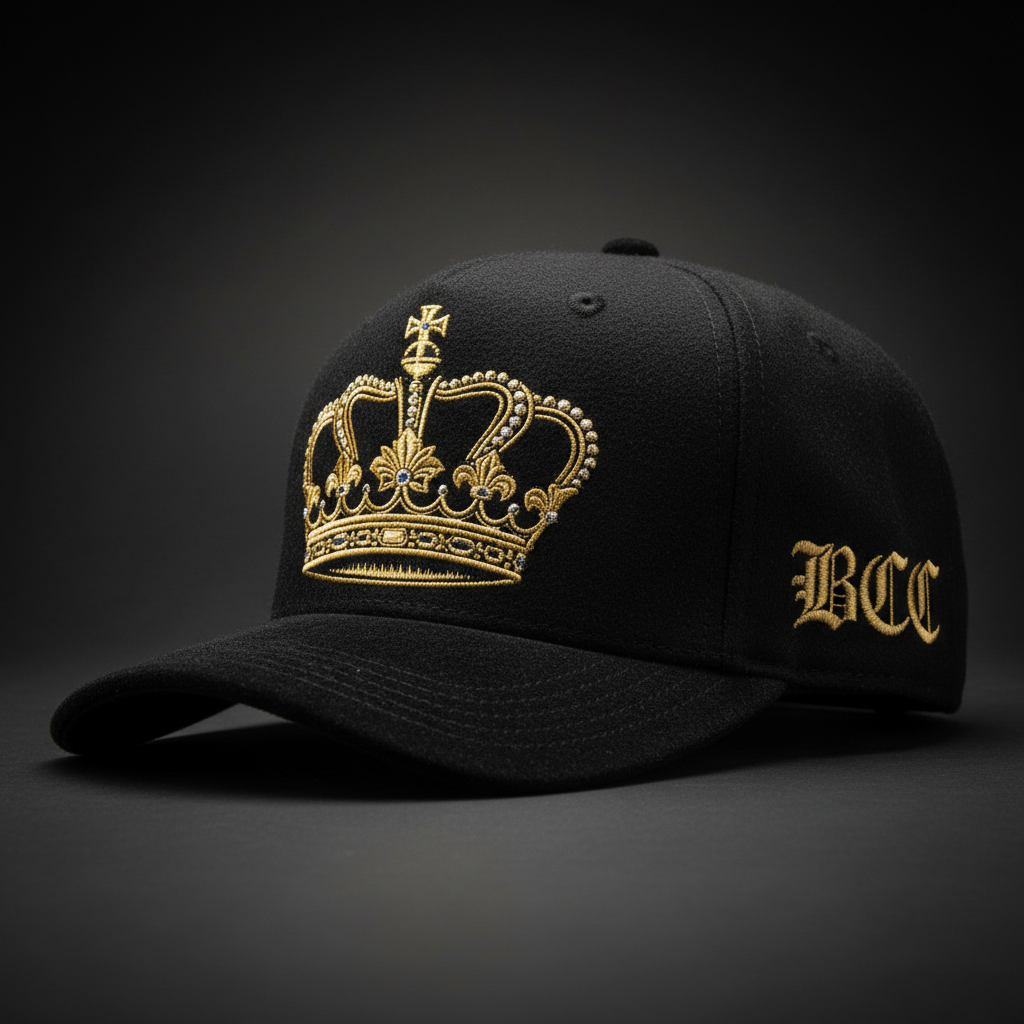 BCC Premium Black Ball Cap