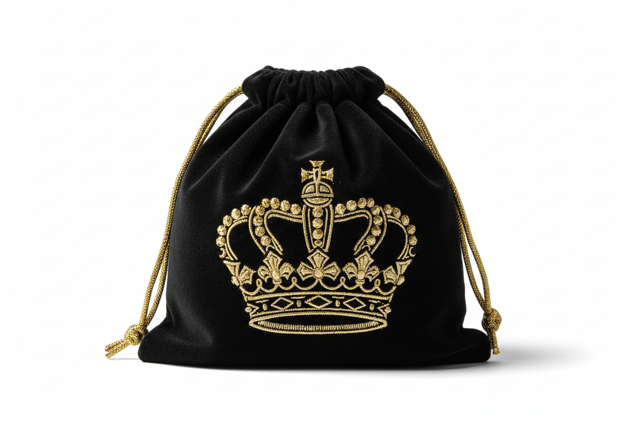 Billionaire Crown Circle — Black Velvet Cap Cover