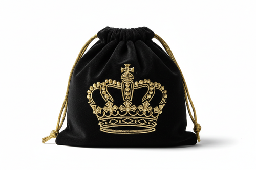 Billionaire Crown Circle — Black Velvet Cap Cover