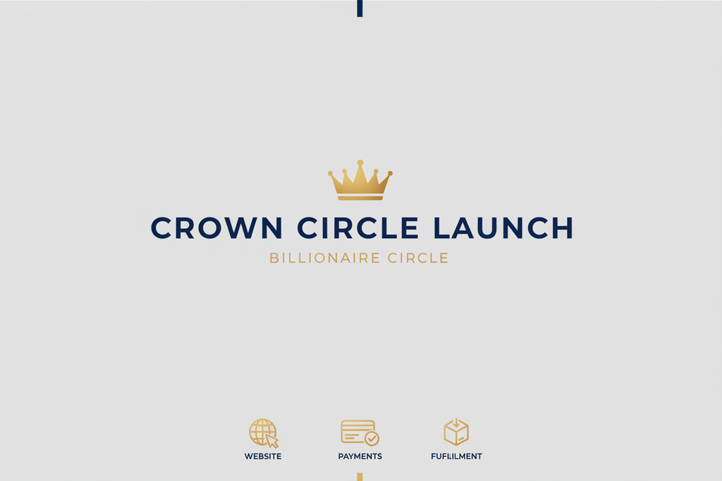 Crown Circle Launch — Done-For-You E-Commerce Website by Billionaire Circle